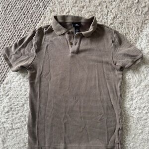 H&M Men's Brown Polo Shirt